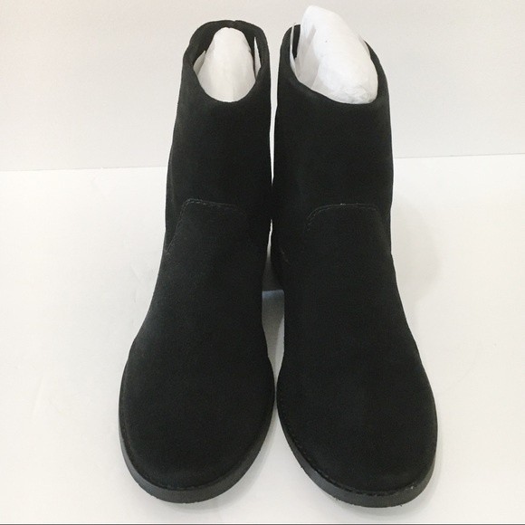 NEW Splendid Womens Size 8 Lewis Black Suede Leather Ankle Boots Booties Shoes - Picture 3 of 8